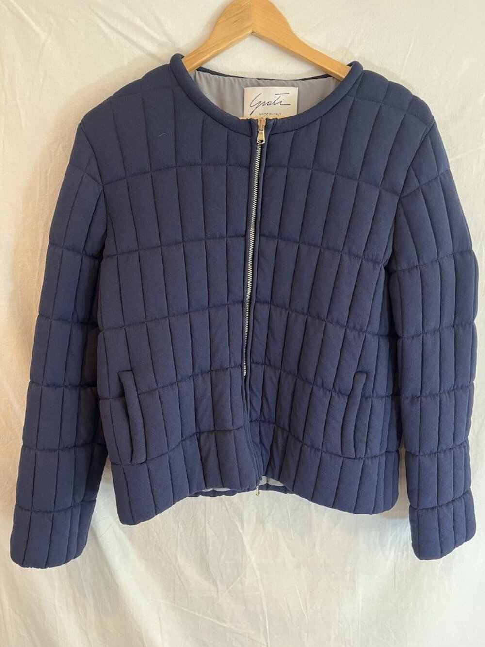 Giorgio GRATI WOMANS NYLON JACKET, Navy, Sz m
